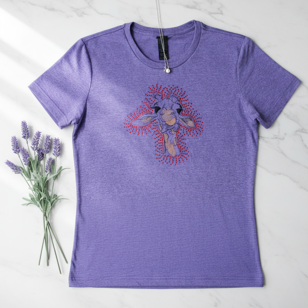 Lavender Giraffe T-Shirt Product Image